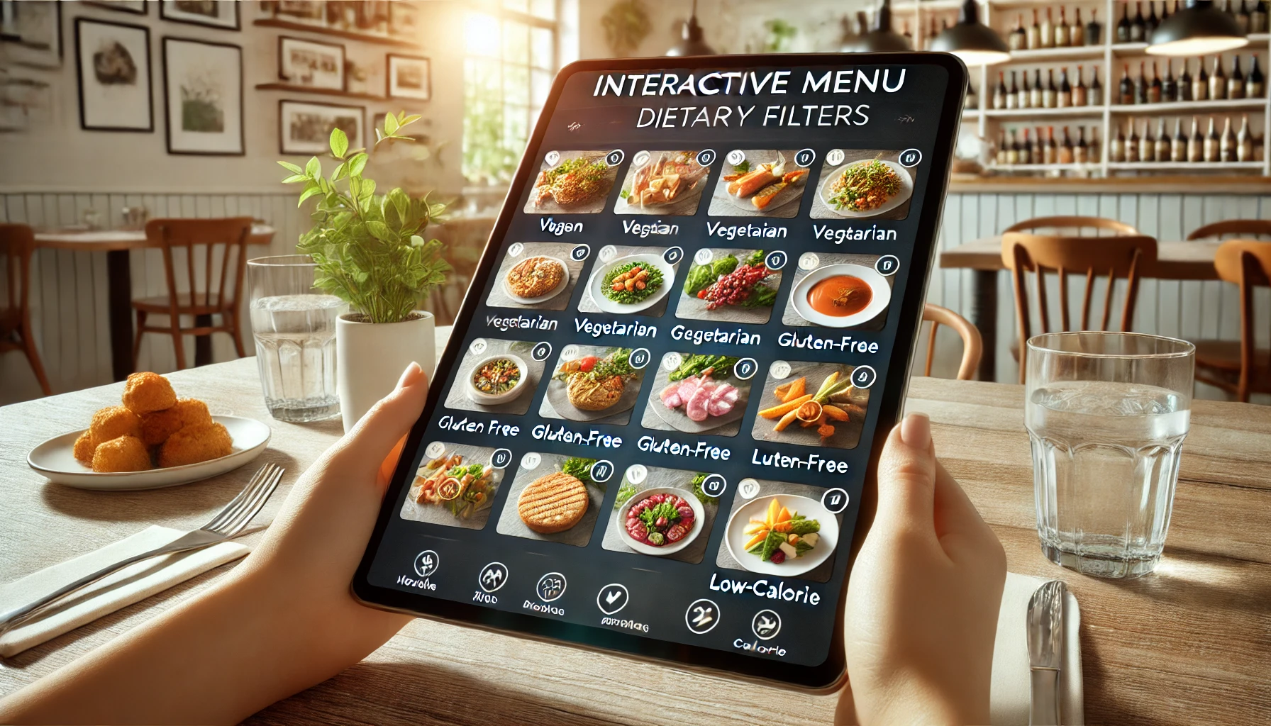 Diyet Filtreli İnteraktif Men&uuml;